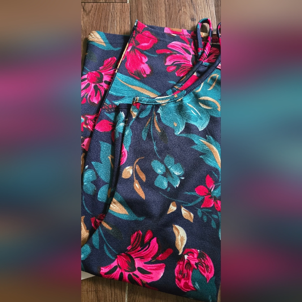 Dress color floral M - Picture 4 of 5